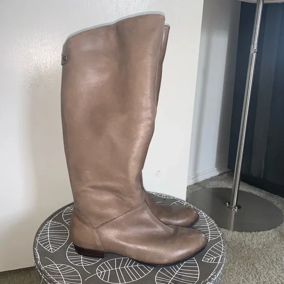 ALDO Light Brown Tan Gray Taite Boots Size 6.5 - Picture 2 of 16